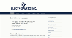 Desktop Screenshot of electropartsinc.com